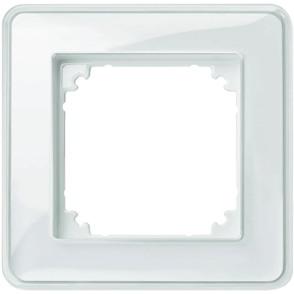 Merten 1-struki okvir M-Creativ prozirni, polarno bijela, MEG4010-3500 slika
