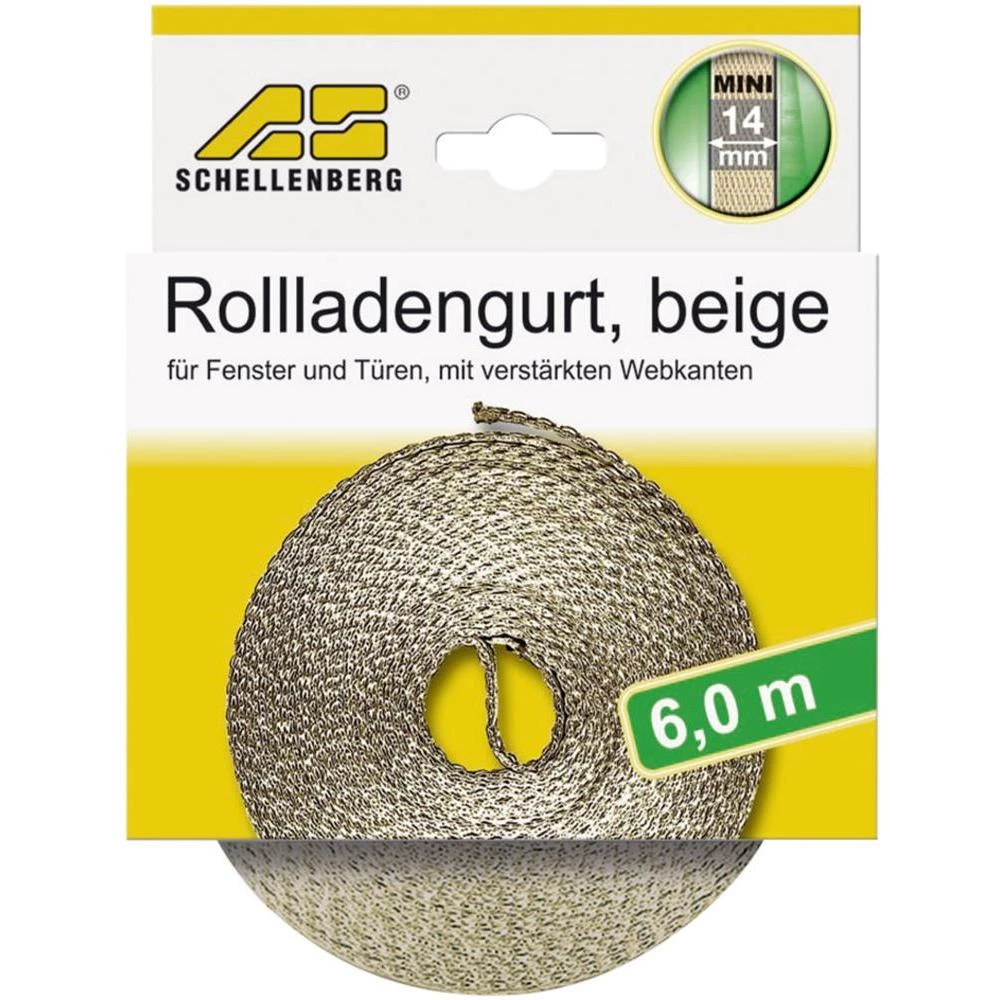 Traka za rolete Schellenberg mini, 14 mm/6 m, bež 46001 slika