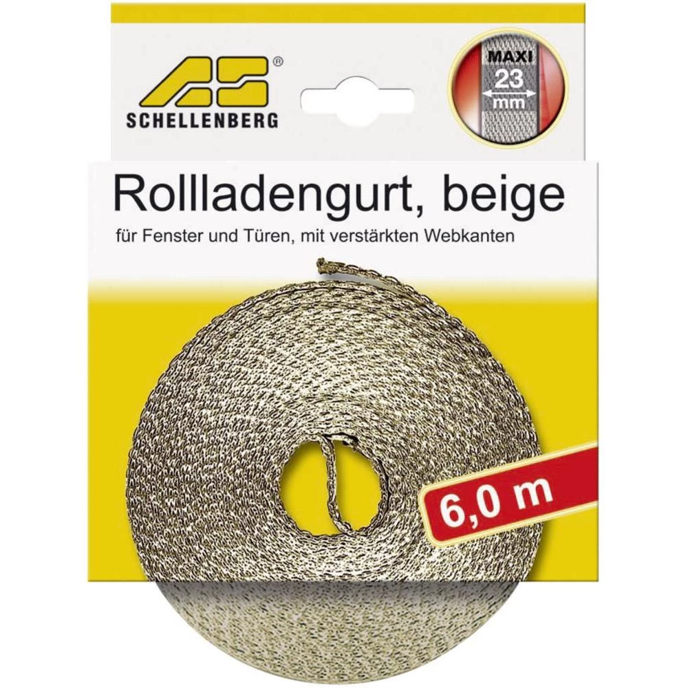 Traka za rolete Schellenberg maxi, 23 mm/6 m, bež 36001 slika