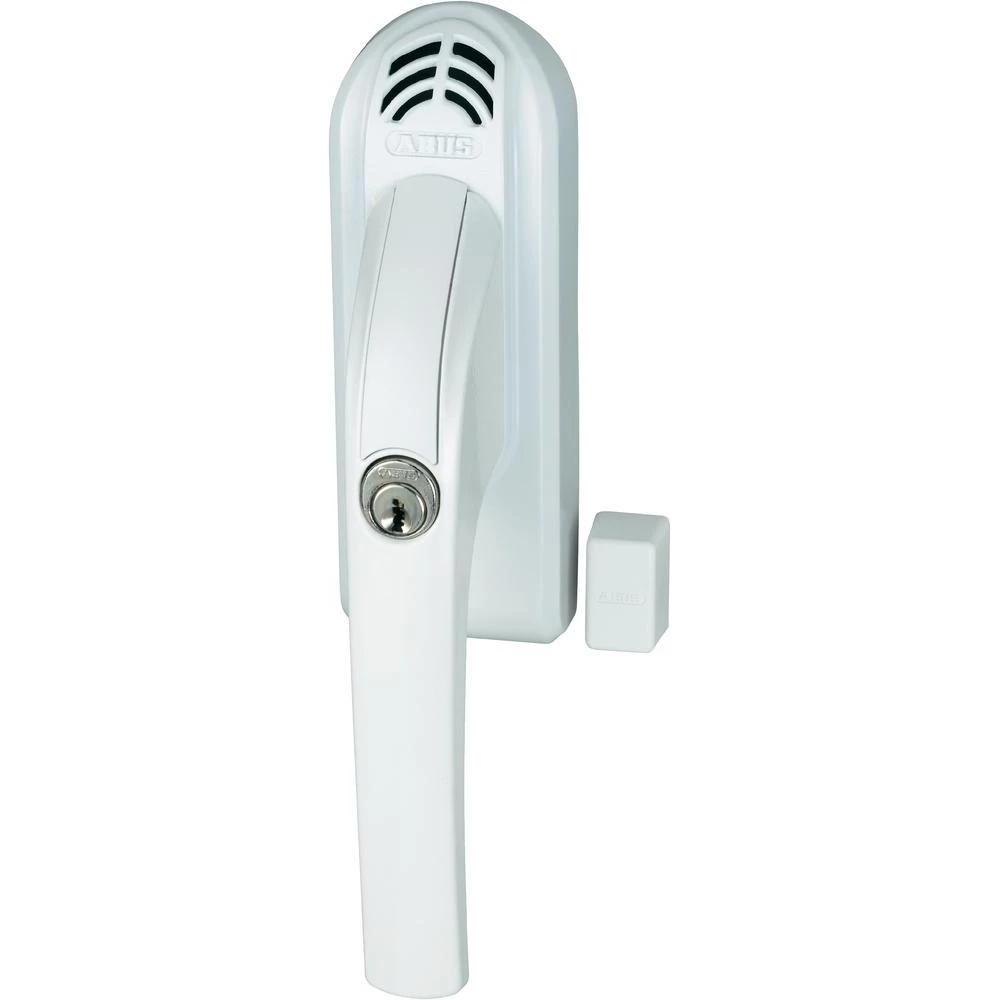 Prozorska ručka s funkcijom alarma i bravom Abus ABFG68077,bijela, DIN, lijeva, 110 dB A slika