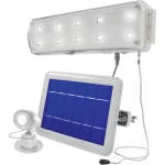 Solarni zidni LED reflektor hladno-bijelo Esotec bijela