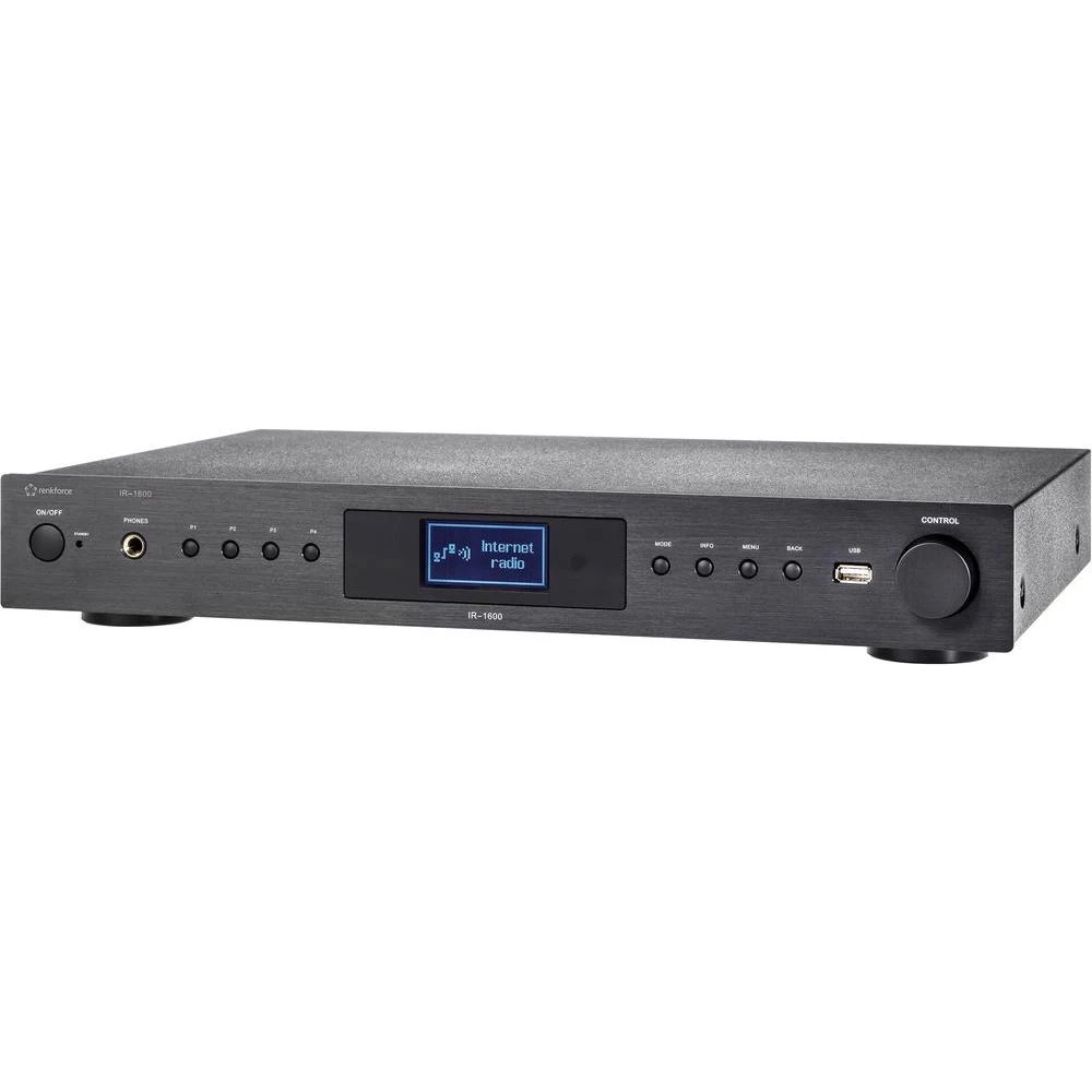 HiFi stereo internetski/UKV radio IR-1600 Renkforce, USB priključak, WLAN slika