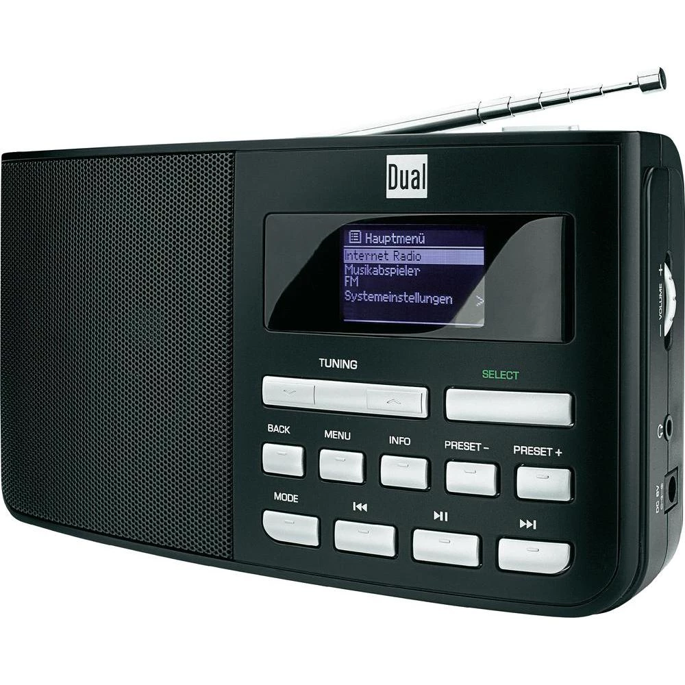 Internetski radio IR 5.1 Dual, putni radio crna slika