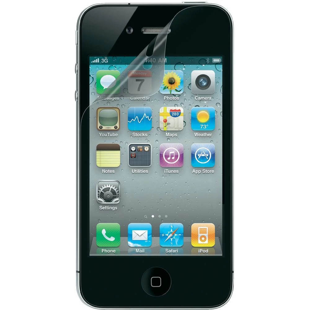 Zaštitna folija zaslona Conrad, pogodna za Apple iPhone 4/4S slika