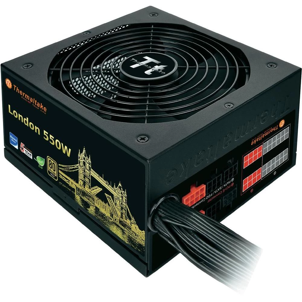 Thermaltake London 550 W 80Plus® zlatna 550 W ATX slika