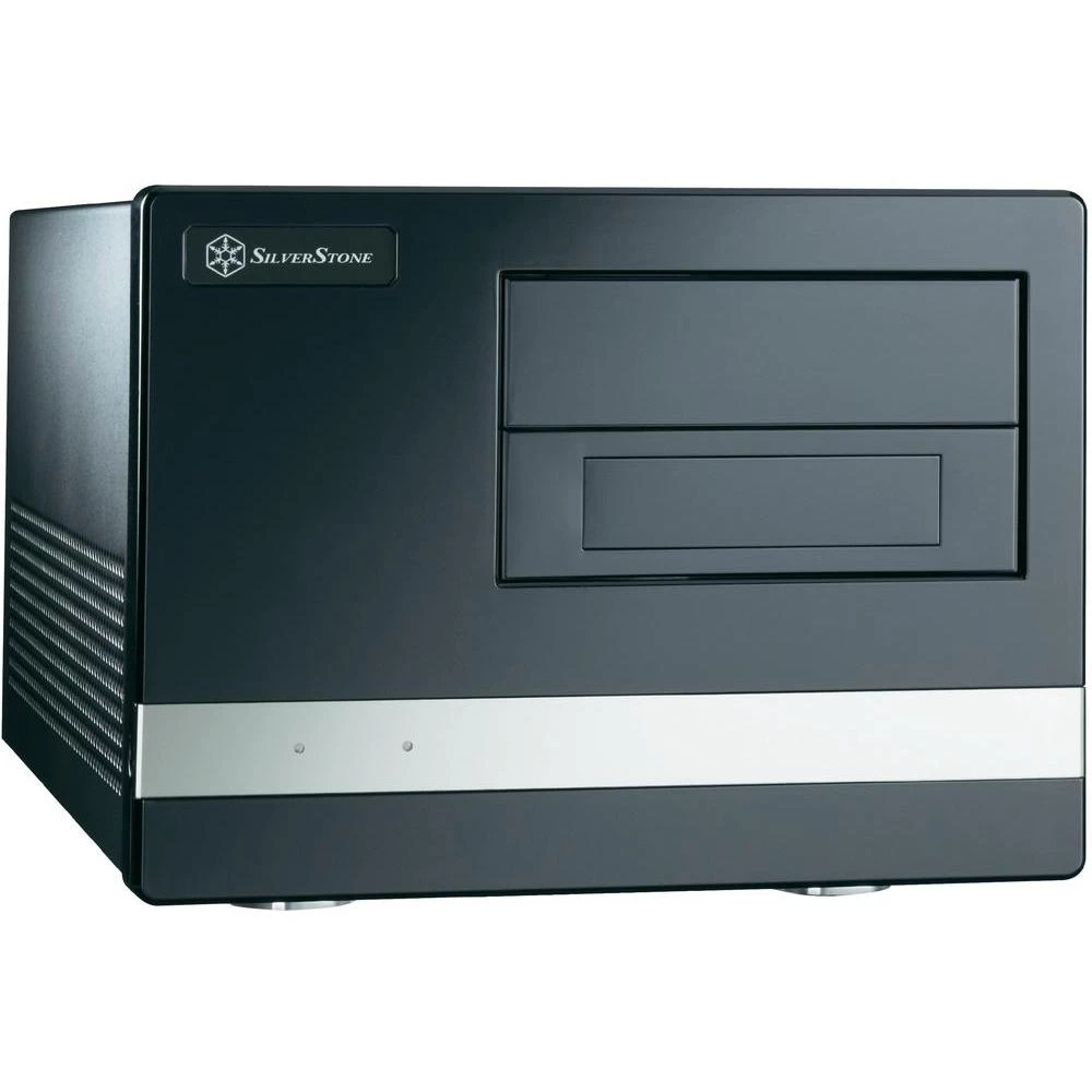 Mini toranj PC kućište SST-SG02B-F Silverstone crno slika