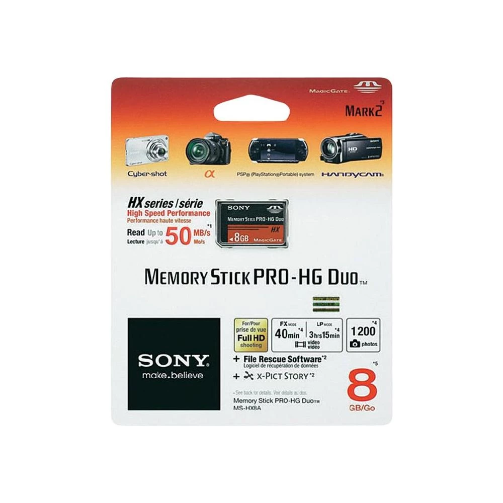 MemoryStick® PRO Duo kartica Sony Pro-HG Duo HX 8 GB slika