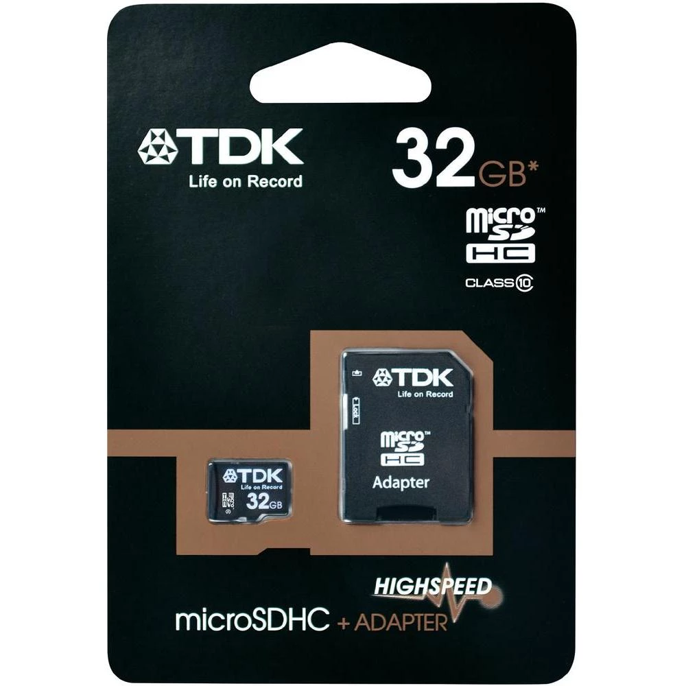 microSDHC kartica TDK Class 10 uklj. SD-adapter 32 GB slika