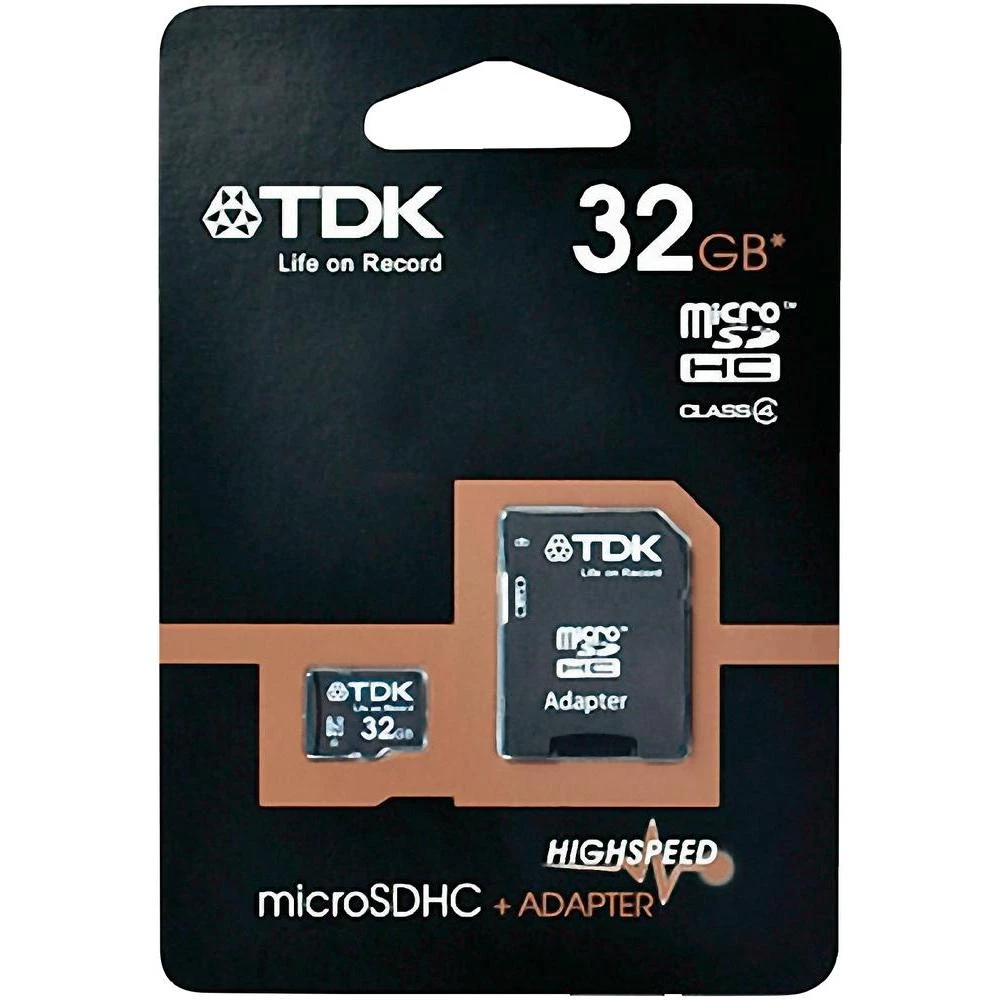 microSDHC kartica TDK Class 4 uklj. SD-adapter 32 GB slika