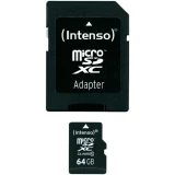 microSDXC kartica Intenso High Performance Class 10 uklj. SD-adapter 64 GB