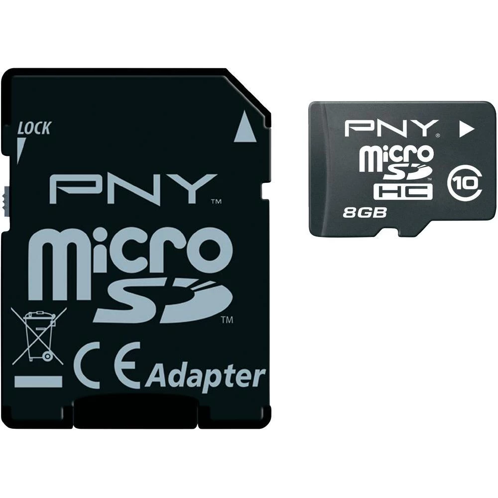 microSDHC kartica PNY Performance Class 10 uklj. SD-adapter 8 GB slika