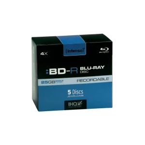 Blu-ray BD-R prazni Intenso 5001215 25 GB 5 kom. kutija slika