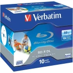 Blu-ray BD-R DL prazni Verbatim 43736 50 GB 10 kom. kutija ispisiv
