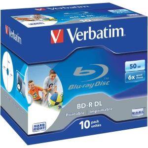 Blu-ray BD-R DL prazni Verbatim 43736 50 GB 10 kom. kutija ispisiv slika
