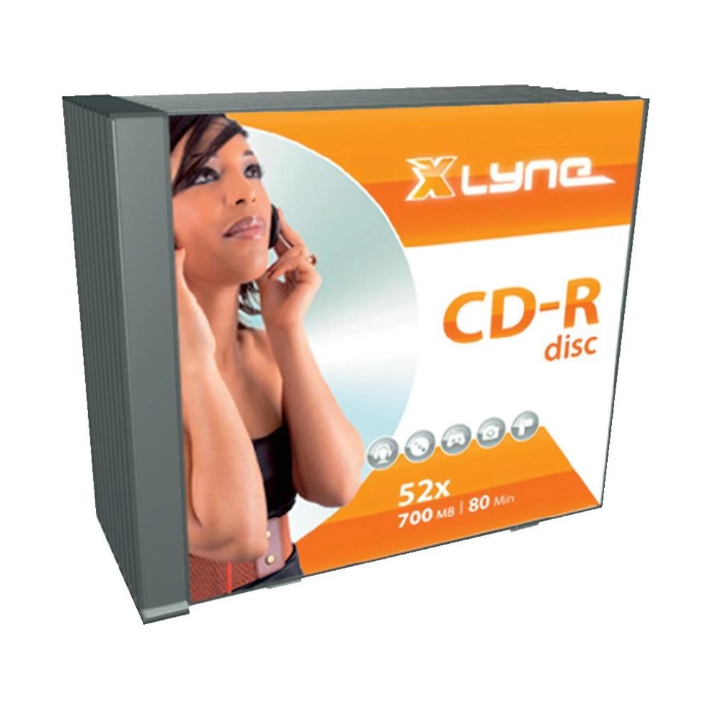 CD-R prazni Xlyne 1S10000 700 MB 10 kom. tanka kutija slika
