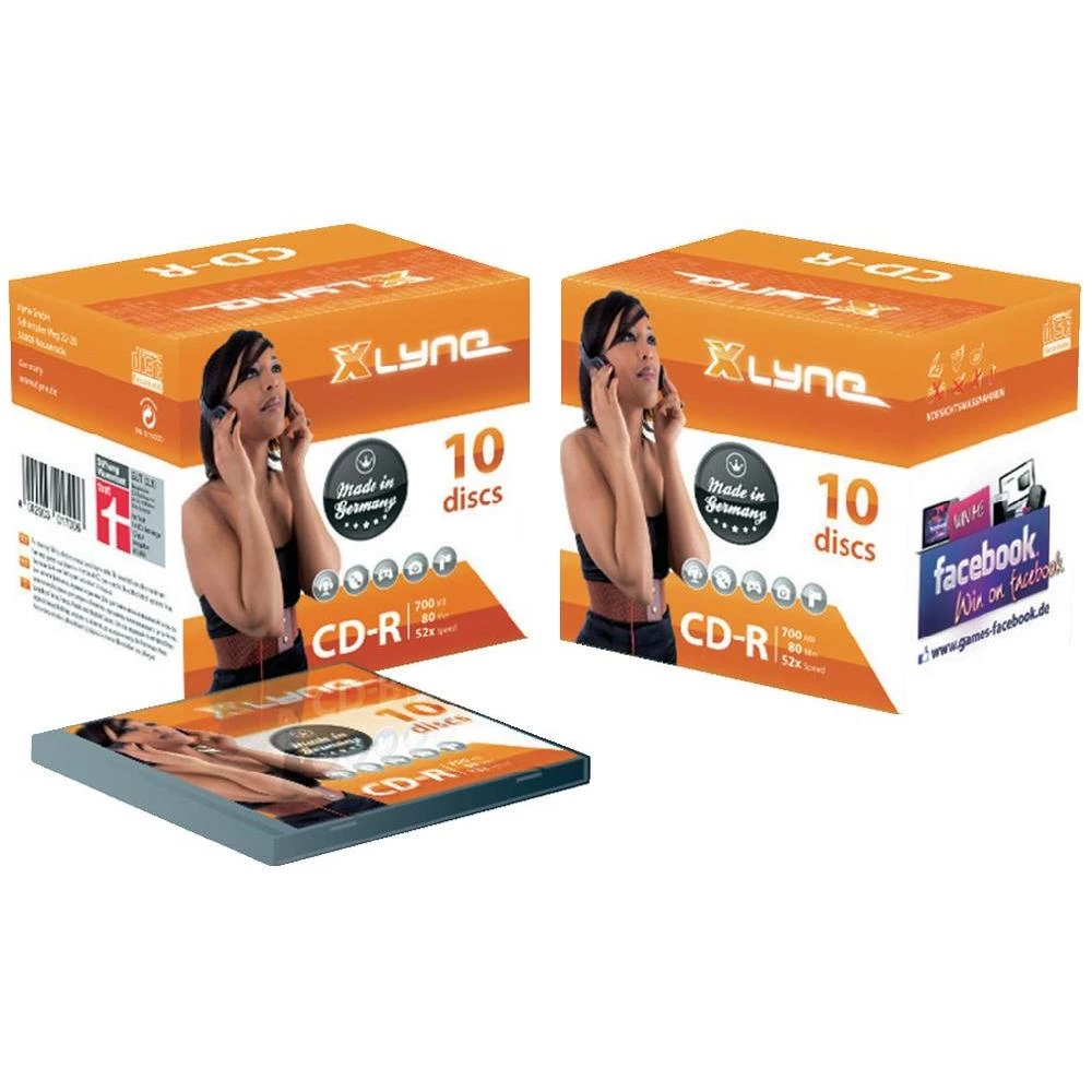 CD-R prazni Xlyne 1J10000 700 MB 10 kom. kutija slika