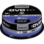 DVD+R prazni Intenso 4811154 4.7 GB 25 kom. okrugla kutija ispisiv