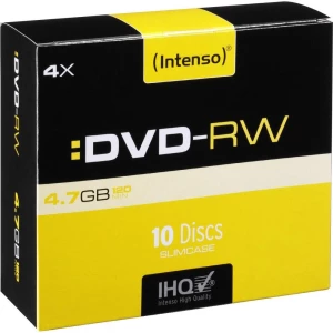 DVD-RW prazni Intenso 4201632 4.7 GB 10 kom. tanka kutija RW slika