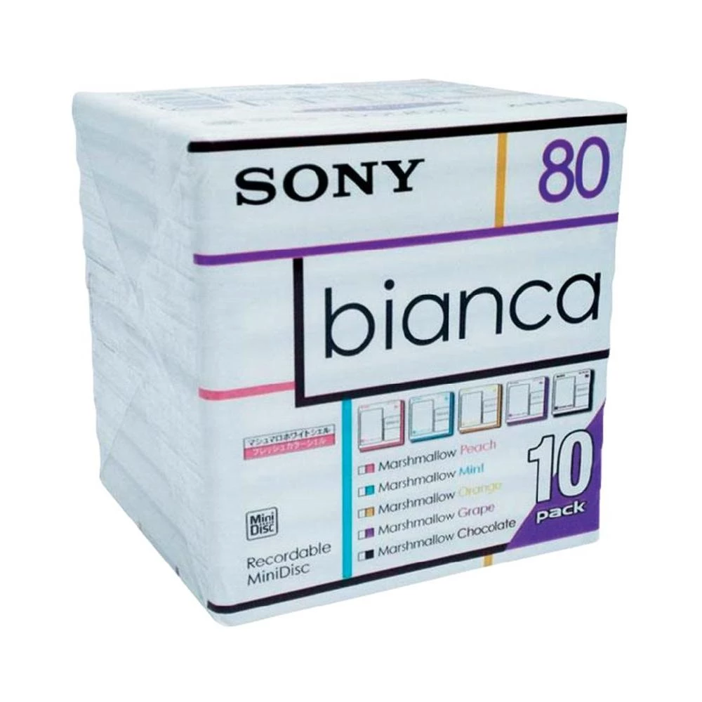 MiniDisc 10MDW80BAA Sony 1.4 GB 10 kom. slika