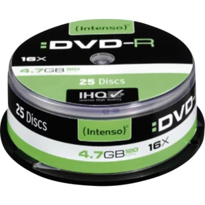 DVD-R prazni Intenso 4101154 4.7 GB 25 kom. okrugla kutija slika