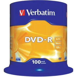 DVD-R prazni Verbatim 43549 4.7 GB 100 kom. okrugla kutija slika
