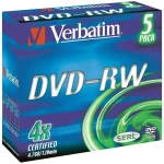 DVD-RW prazni Verbatim 43285 4.7 GB 5 kom. kutija RW