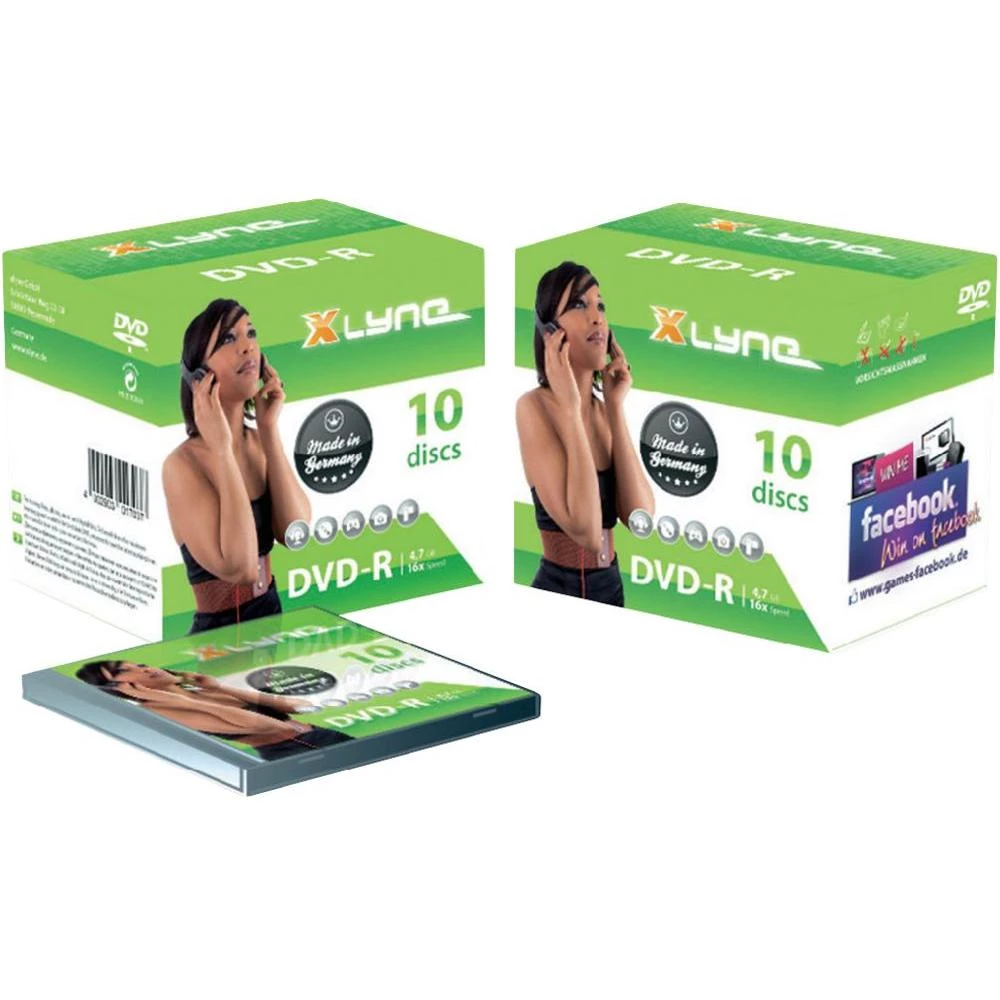 DVD-R prazni Xlyne 3J10000 4.7 GB 10 kom. kutija slika