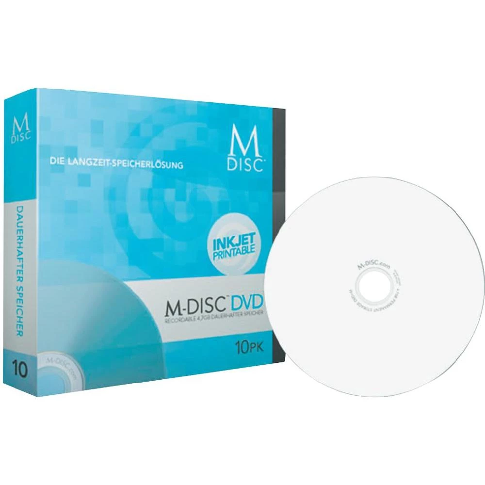 M-DISC DVD prazni MJ10PDE-ME Millenniata 4.7 GB 10 kom. kutija ispisiv slika