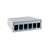 Patch panel BTR Netcom 6-portni neopremljen 130861-0602-E 1U
