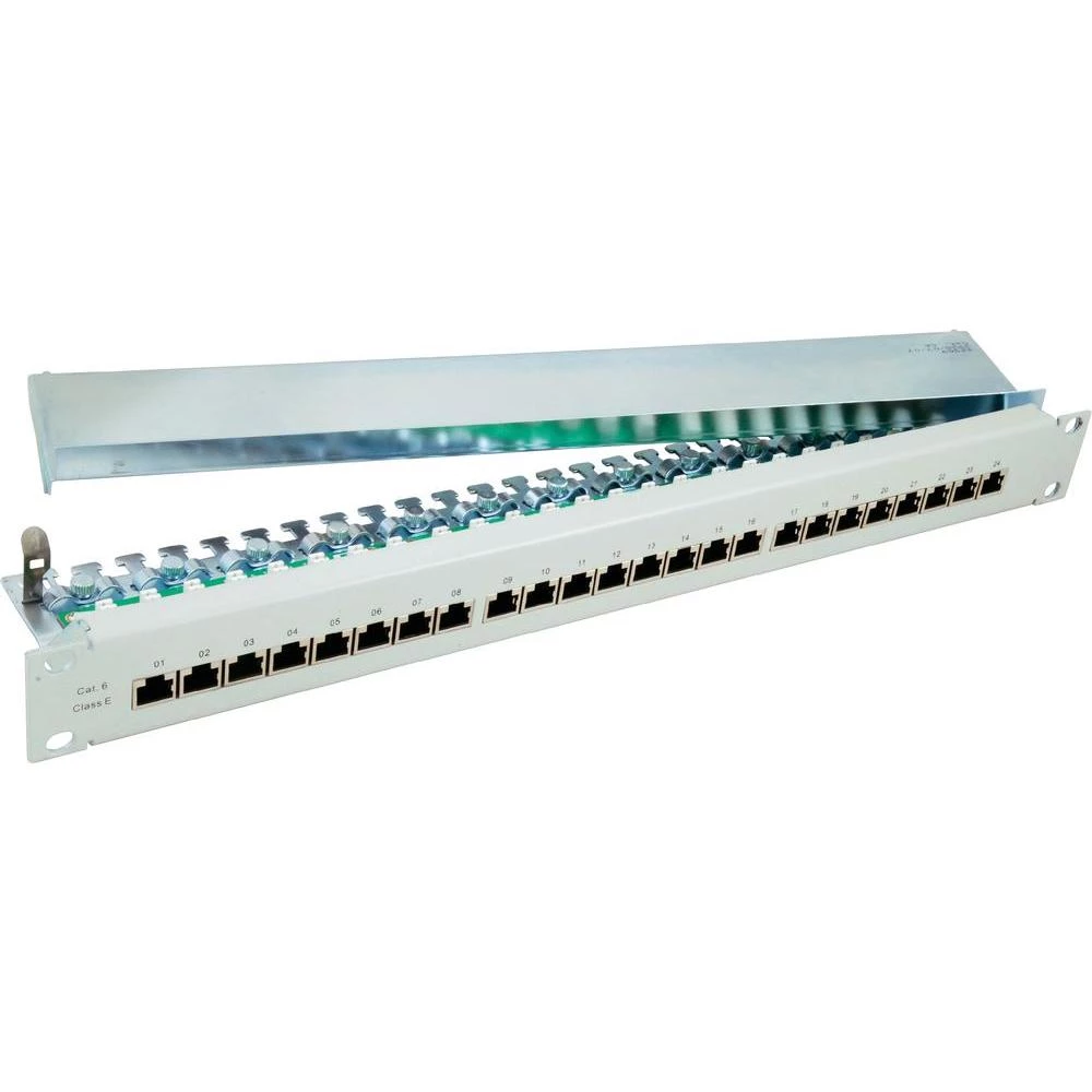 Patch panel CAT 6 EFB Elektronik 24-portni 1U slika
