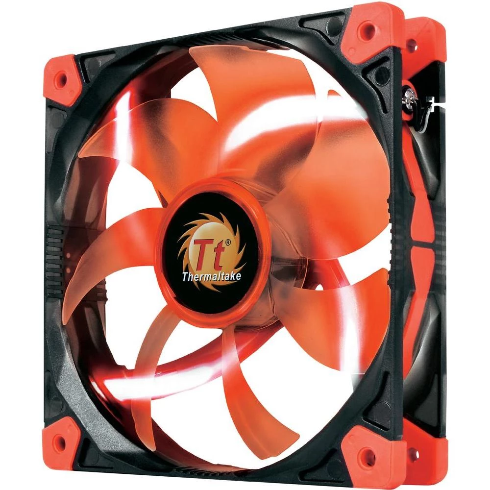 Ventilator za kućište Luna Thermaltake 12 LED - crveni slika