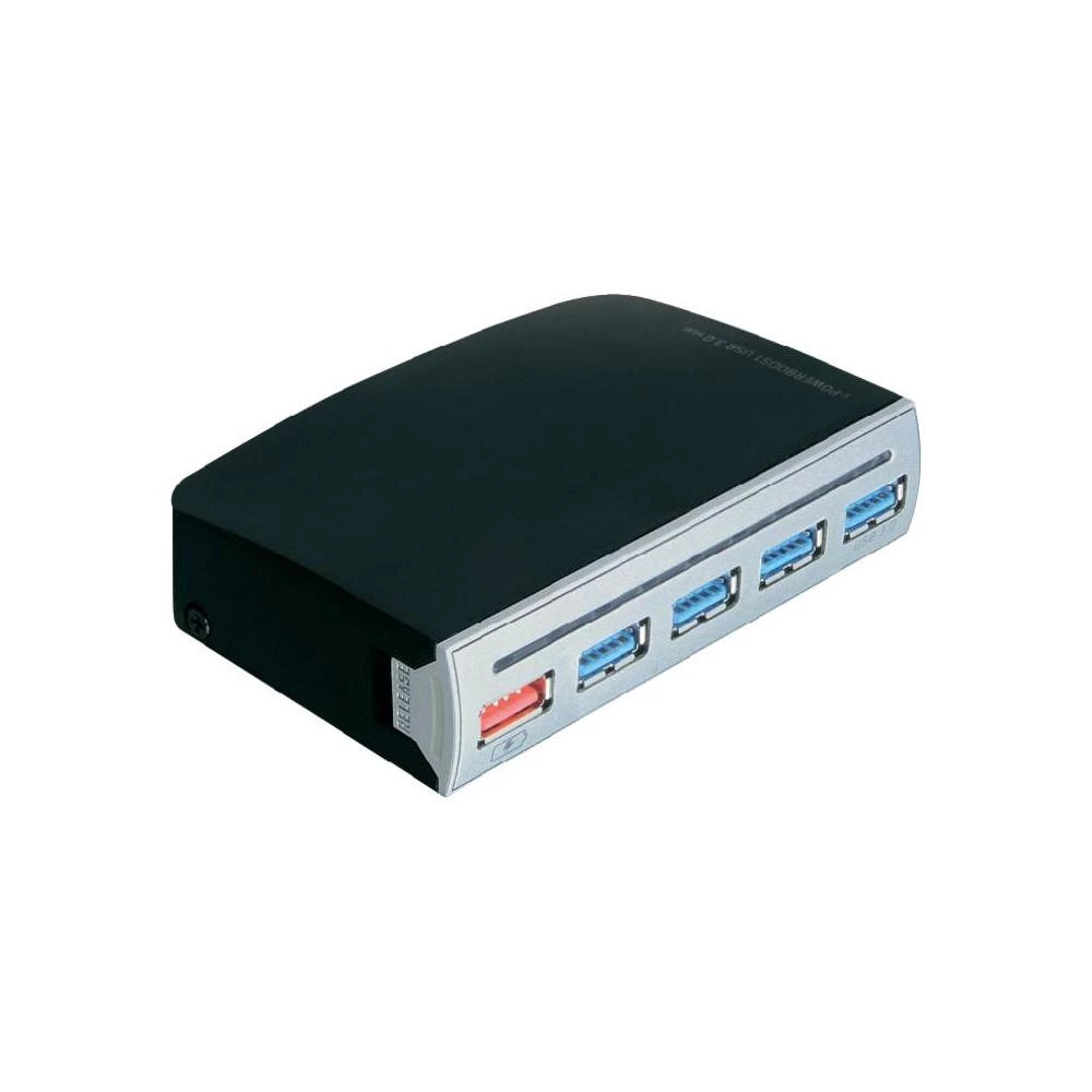 4-portni USB 3.0 hub za unutarnju i vanjsku uporabu crni slika