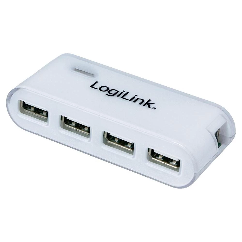 4-portni USB 2.0 hub LogiLink bijeli slika