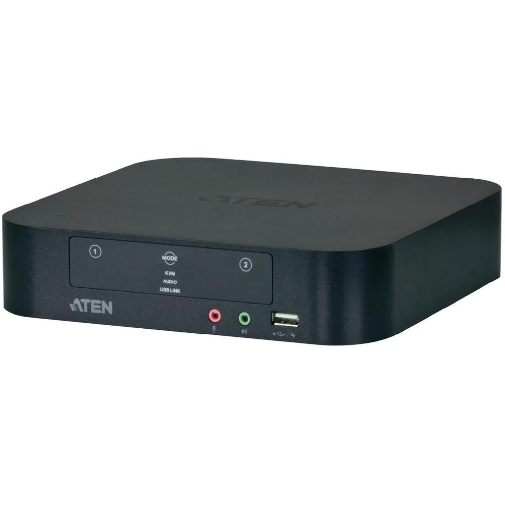 2-portni KVM switch uređaj ATEN CS1942 za USB + Mini DisplayPort-dvozaslonski su slika