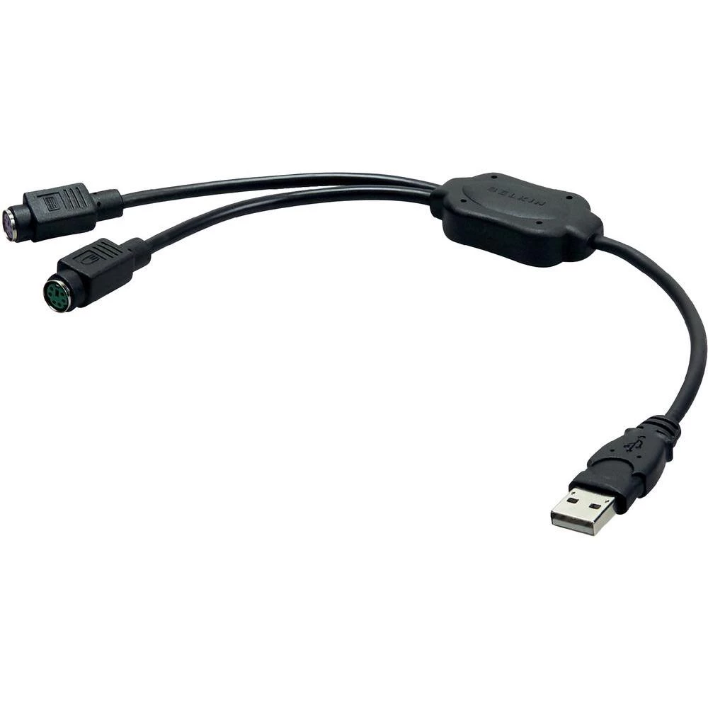 USB / PS/2 priključni kabel za tipkovnicu/miša [1x USB 1.1 utikač A - 2x PS/2 ut slika