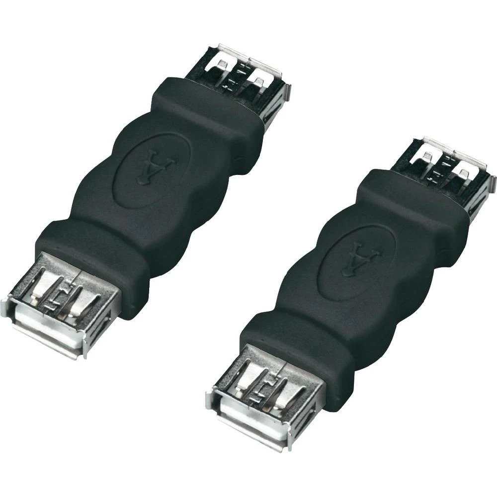 USB 2.0 adapter [1x USB 2.0 utikač A - 1x USB 2.0 utikač A] crni Digitus slika