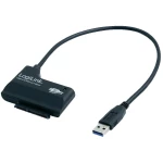 USB 3.0 adapter [1x SATA-kombi utikač 7+15pol. - 1x USB 3.0 utikač A] crni LogiL