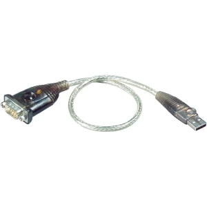 USB 2.0 adapter [1x D-SUB utikač 9pol. - 1x USB 2.0 utikač A] srebrni ATEN slika