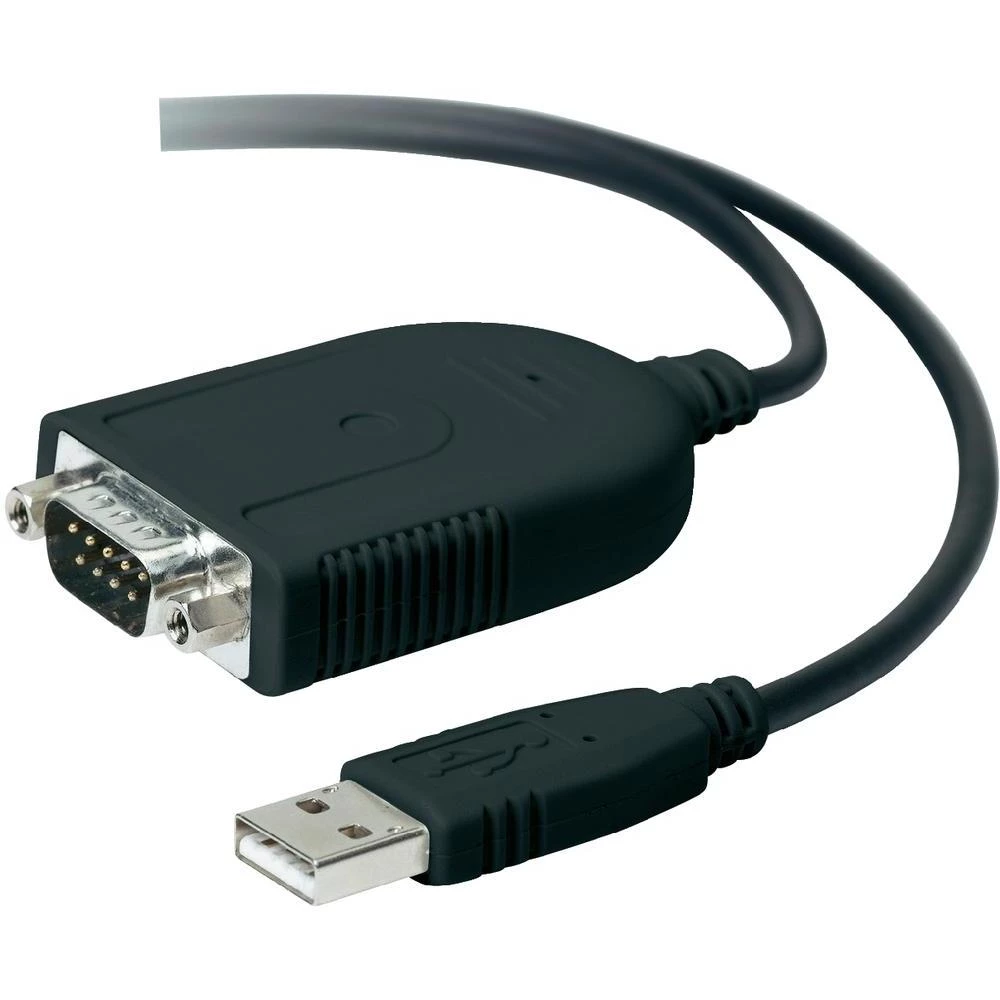 USB 2.0 adapter [1x USB 2.0 utikač A - 1x D-SUB utikač 9pol.] crni Belkin slika