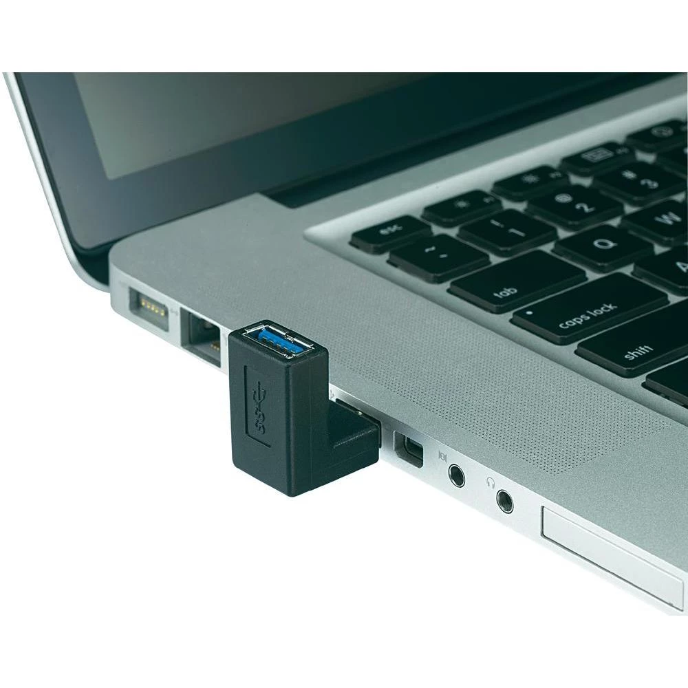 USB 3.0 adapter [1x USB 3.0 utikač A - 1x USB 3.0 utikač A] crni slika