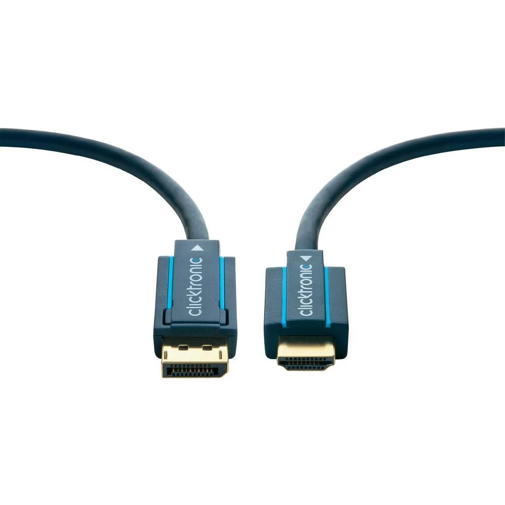 DisplayPort/HDMI priključni kabel Clicktronic [1x DisplayPort utikač => 1x HDMI slika
