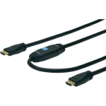 HDMI priključni kabel Digitus [1x HDMI-utikač<=> 1x HDMI-utikač] 10m, crn, AK-33