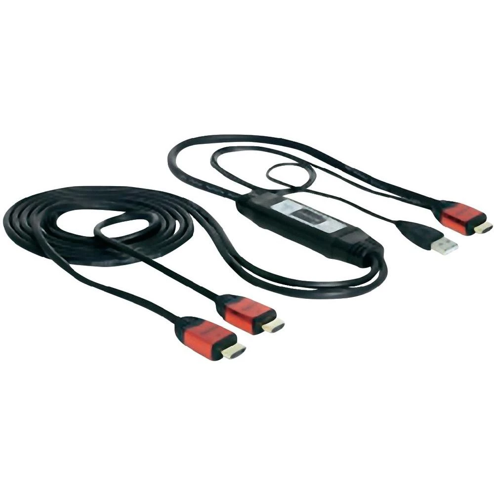 HDMI Splitter/raspodjelni kabel Delock [1x HDMI-utikač <=> 2x HDMI-utikač] 2m, c slika