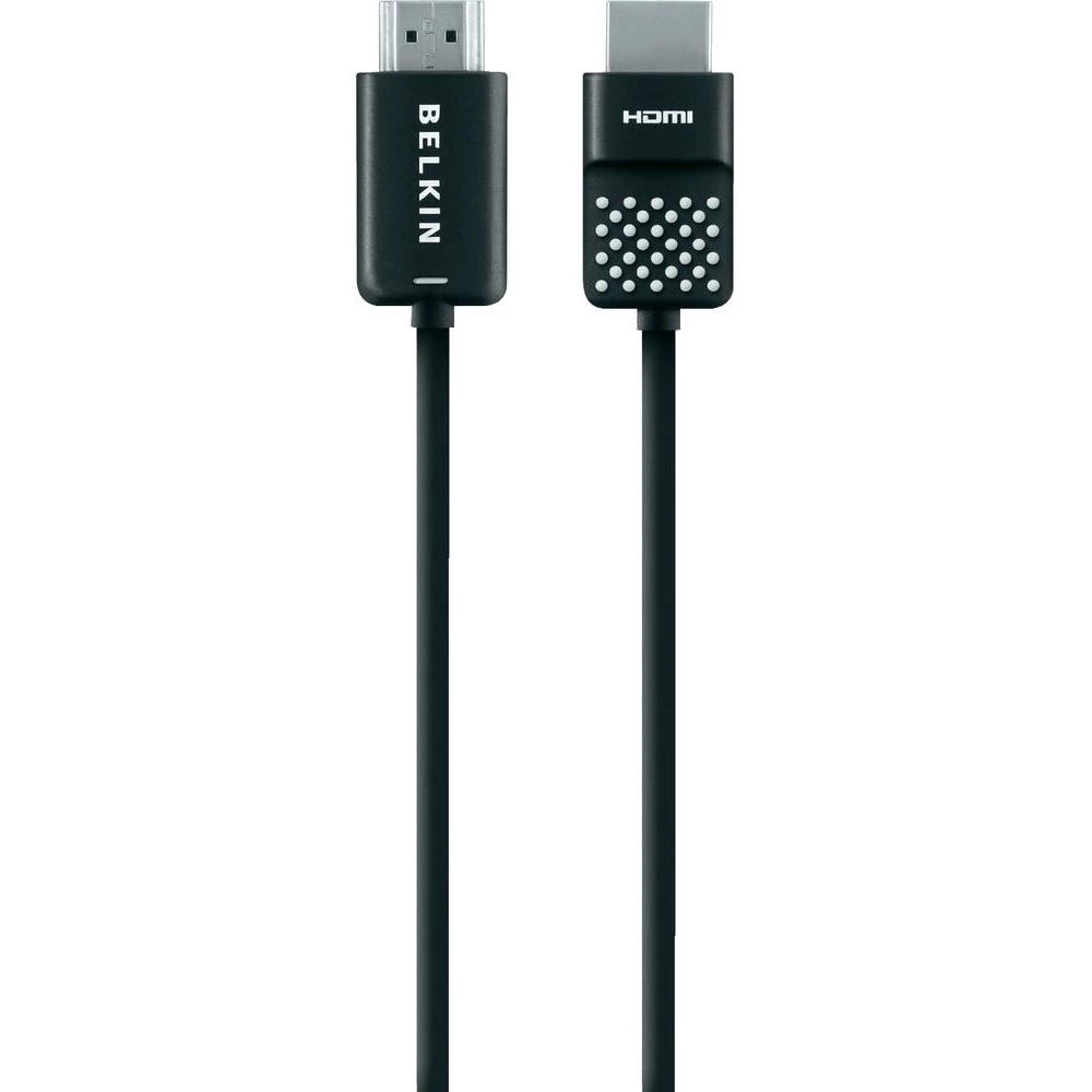 HDMI-kabel sa feritnom jezgrom Belkin [HDMI-utikač <=> HDMI-utikač] 3.60m, crn, slika