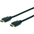 HS HDMI priključni kabel Digitus [1x HDMI-utikač <=> 1x HDMI-utikač] 2m, crn, AK slika