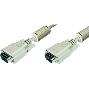 VGA priključni kabel Digitus [1x VGA-utikač<=> 1x VGA-utikač] 10m, siv, AK-31010 slika