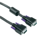 VGA-kabel sa feritnom jezgrom Hama [1x VGA-utikač <=> 1x VGA-utikač] 5m, crn, 41 slika