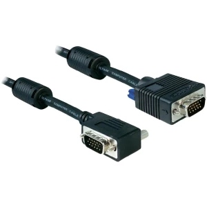 VGA priključni kabel Delock [1x VGA-vtič <=> 1x VGA-utikač] 2m, crn slika