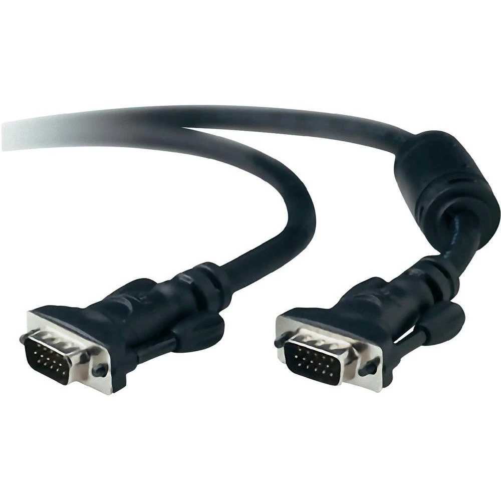 VGA priključni kabel Belkin [1x VGA utikač <=> 1x VGA utikač] 5 m, crna, 800 x 6 slika