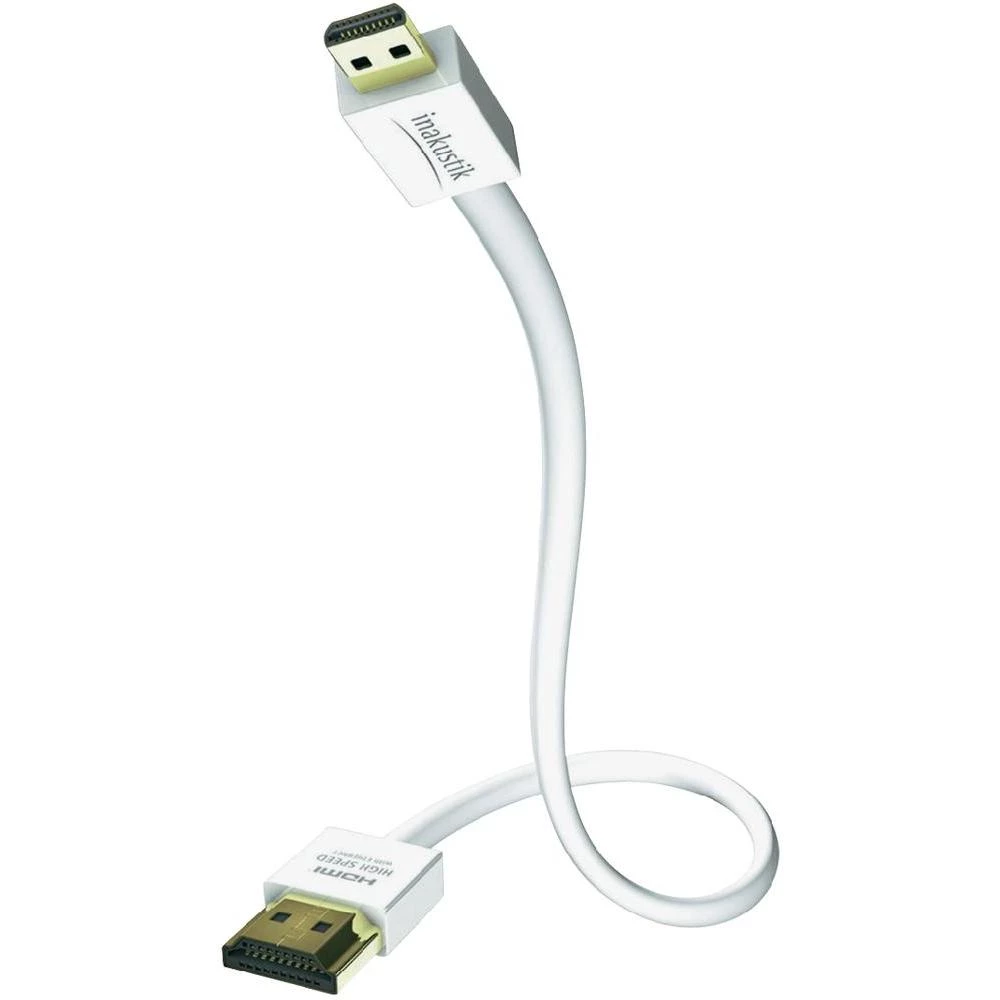 HDMI priključni kabel Inakustik [1x HDMI-utikač D Micro <=> 1x HDMI-utikač] 5m, slika